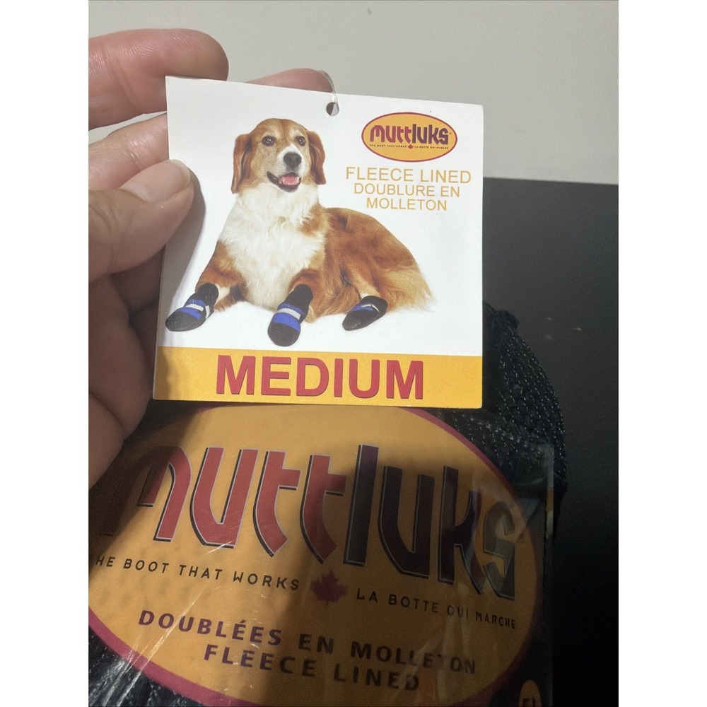 Muttluks All Season dog boots black Size Medium - Picture 2 of 7